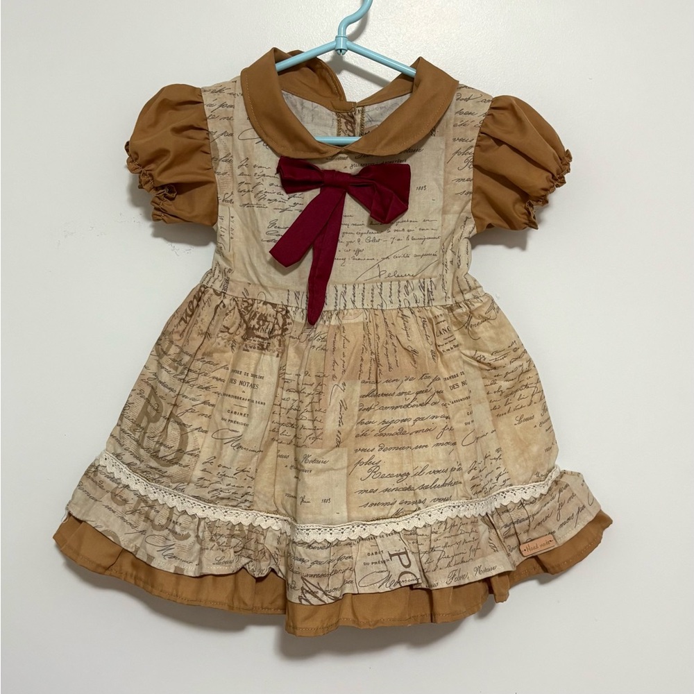 Vintage Baby Dress with Bonnet